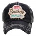"HOT SOUTHERN MESS"  Embroidered  Vintage Style Ball Cap  eb-87464541